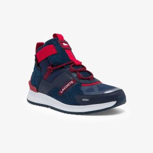 Lacoste Run Breaker υφασματινα and δερματινα μπλε κοκκινα | TQ5306897
