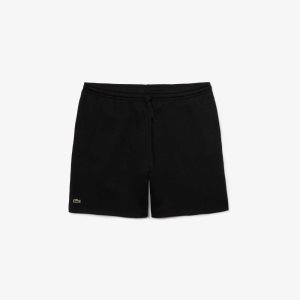 Lacoste SPORT Big Fit Fleece μαυρα | QM7492561