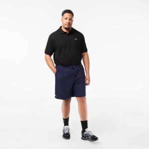 Lacoste SPORT Big Fit Jersey επενδυση σκουρο μπλε μπλε | AF6429081