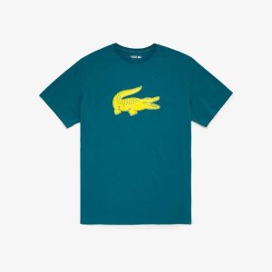Lacoste SPORT Big Fit Αναπνεύσιμος Logo πρασινο κίτρινα | BL0157324
