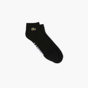 Lacoste SPORT Branded Stretch βαμβακερα Low-Cut μαυρα ασπρα | HA8942601