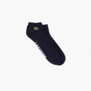 Lacoste SPORT Branded Stretch βαμβακερα Low-Cut σκουρο μπλε μπλε ασπρα | WH8056942