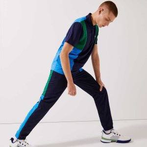 Lacoste SPORT Colorblock Bands σκουρο μπλε μπλε πρασινο μπλε ασπρα | LV4625791