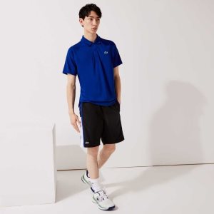 Lacoste SPORT Colorblock Panels ελαφρια μαυρα ασπρα μπλε | KI4632178