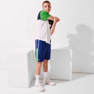 Lacoste SPORT Colorblock Panels ελαφρια μπλε πρασινο ασπρα | LR3276908