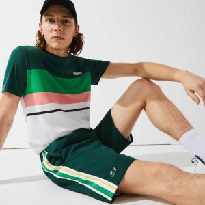 Lacoste SPORT Contrast Bands ελαφρια πρασινο κίτρινα ασπρα | FI9075624