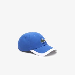 Lacoste SPORT Contrast Border ελαφρια μπλε ασπρα | IQ3875412