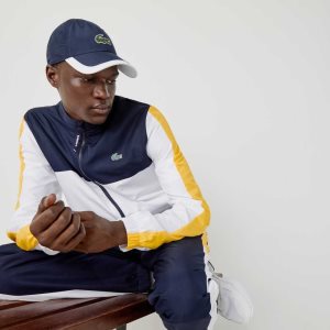 Lacoste SPORT Contrast Border ελαφρια σκουρο μπλε μπλε ασπρα | TD0613872