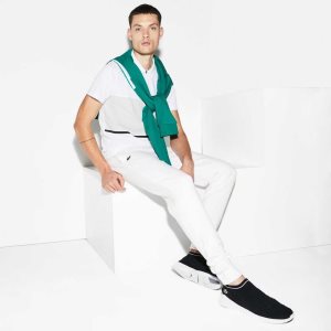 Lacoste SPORT Fleece τενις ασπρα | JD8039415