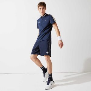 Lacoste SPORT French Open Edition ελαφρια Stretch σκουρο μπλε μπλε ασπρα σκουρο μπλε μπλε | DG3192846