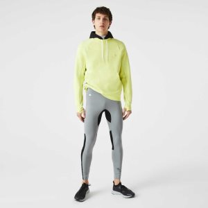 Lacoste SPORT Leggings γκρι μαυρα ασπρα | BM2643701