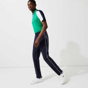 Lacoste SPORT Light Stretch Γκολφ σκουρο μπλε μπλε ασπρα | VX8395127