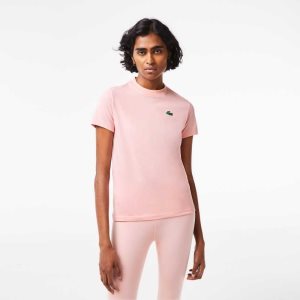 Lacoste SPORT Organic βαμβακερα Jersey T-Shirt ροζ | JF8739612