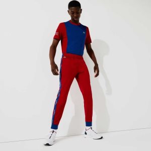 Lacoste SPORT Pique Jogging κοκκινα μπλε ασπρα | NC0378254