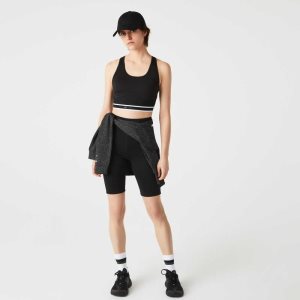 Lacoste SPORT Racer Back Sports Bra μαυρα | KT3586170