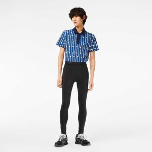 Lacoste SPORT Recycled Polyester Leggings μαυρα | LJ2961485