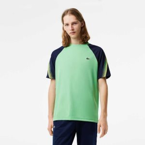 Lacoste SPORT Regular Fit Logo Stripe πρασινο σκουρο μπλε μπλε | ST3015472