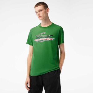 Lacoste SPORT Regular Fit Organic βαμβακερα πρασινο | QH8172035