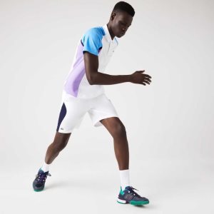 Lacoste SPORT Regular Fit Seamless τενις ασπρα σκουρο μπλε μπλε | LK4735892