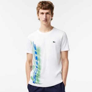 Lacoste SPORT Regular Fit with Contrast Branding ασπρα | BV4029376