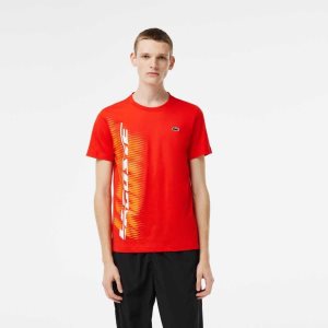 Lacoste SPORT Regular Fit with Contrast Branding κοκκινα | PG1264783