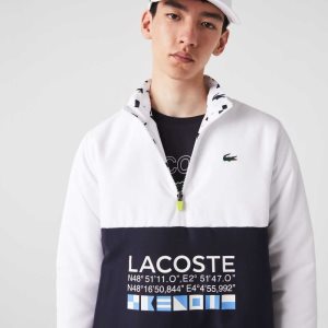 Lacoste SPORT Reversible θαλασσης-Repellent τενις ασπρα σκουρο μπλε μπλε ασπρα σκουρο μπλε μπλε | KL8512367