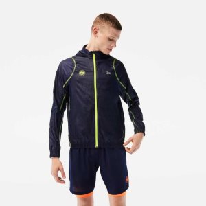 Lacoste SPORT Roland Garros Edition After-Match σκουρο μπλε μπλε κίτρινα | ZX7423051