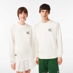 Lacoste SPORT Roland Garros Edition Organic βαμβακερα ασπρα | IJ0512378