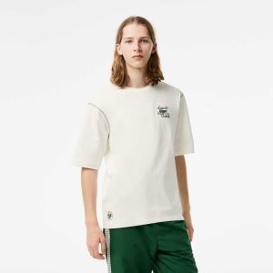Lacoste SPORT Roland Garros Edition Χοντρός Jersey ασπρα | SX8149657