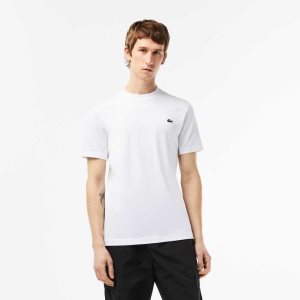 Lacoste SPORT Slim Fit Stretch Jersey ασπρα | FP0972841