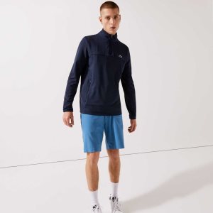 Lacoste SPORT Stretch Half Zip σκουρο μπλε μπλε | KC0485231