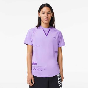 Lacoste SPORT Stretch Jersey μωβ | BW2603584