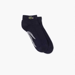 Lacoste SPORT Stretch βαμβακερα Low-Cut σκουρο μπλε μπλε γκρι | JY9406273