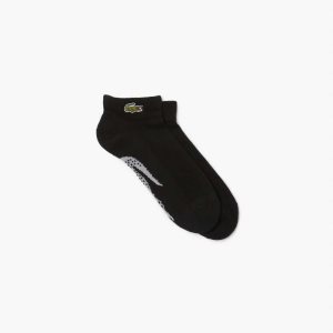 Lacoste SPORT Stretch βαμβακερα Low-Cut μαυρα γκρι | RT3946271