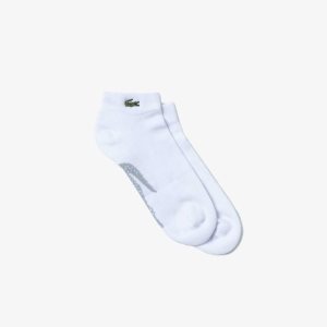 Lacoste SPORT Stretch βαμβακερα Low-Cut ασπρα γκρι | UQ3905817