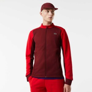 Lacoste SPORT Thermal Γκολφ Jacket μπορντο κοκκινα | XP2385419