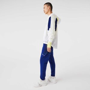 Lacoste SPORT Zip Pockets Tapered Tracksuit μπλε ασπρα | CY4579132