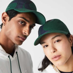 Lacoste SPORT x Theo Curin Organic βαμβακερα πρασινο σκουρο μπλε μπλε | CB8310629
