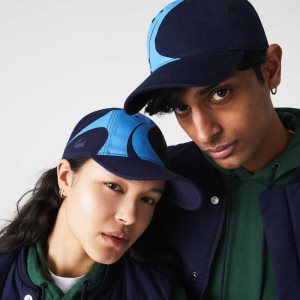 Lacoste SPORT x Theo Curin Organic βαμβακερα σκουρο μπλε μπλε μπλε | WU2937650