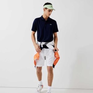 Lacoste SPORT Αναπνεύσιμος Abrasion-Resistant Interlock σκουρο μπλε μπλε | NY3701926
