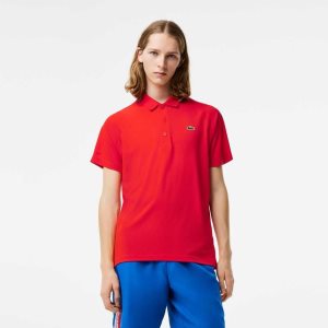 Lacoste SPORT Αναπνεύσιμος Abrasion-Resistant Interlock κοκκινα | VA5208713