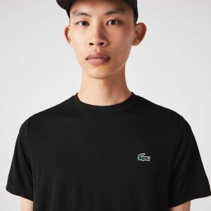 Lacoste SPORT Αναπνεύσιμος Pique μαυρα | VU2486109