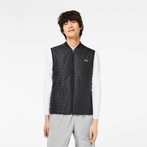 Lacoste SPORT Με Επένδυση Reversible Vest γκρι μαυρα | OP6571098
