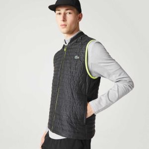 Lacoste SPORT Με Επένδυση Reversible Vest κίτρινα μαυρα | VM2640759