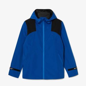 Lacoste SPORT αδιαβροχα Windbreaker μπλε μαυρα | TD0653147