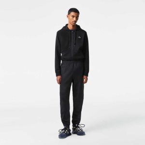 Lacoste SPORT ελαφρια Fabric Tracksuit μαυρα | YU1296785