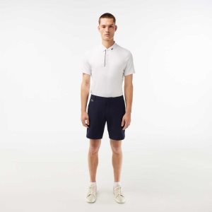Lacoste SPORT ελαφρια Stretch Γκολφ Shorts σκουρο μπλε μπλε | ZV3964758