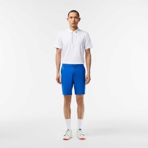 Lacoste SPORT ελαφρια Stretch Γκολφ μπλε | QV2397501