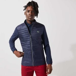 Lacoste SPORT ελαφρια θαλασσης-Resistant Καπιτονέ Γκολφ σκουρο μπλε μπλε | NC9645728