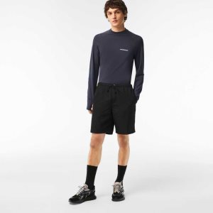 Lacoste SPORT τενις Solid Diamond Weave μαυρα | LM7549038